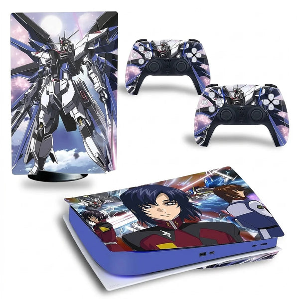 autocollant ps5 team mecha