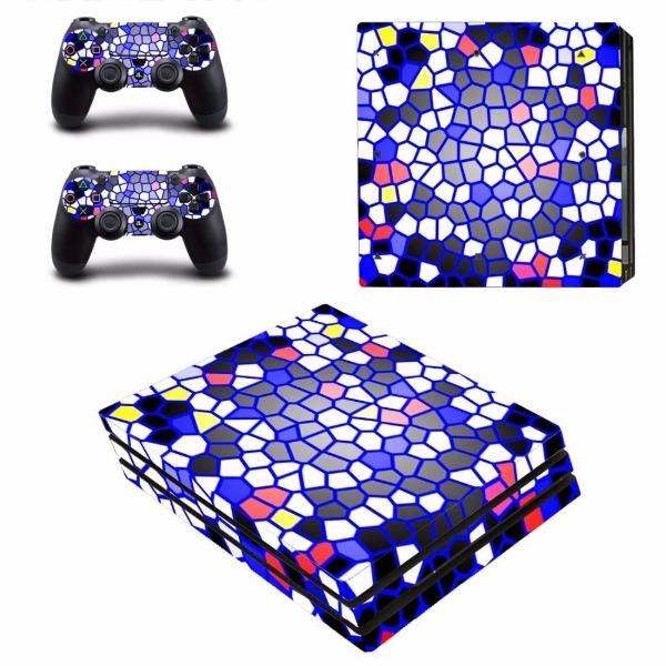 Autocollant Ps4 Pro <br> Écailles Colorés