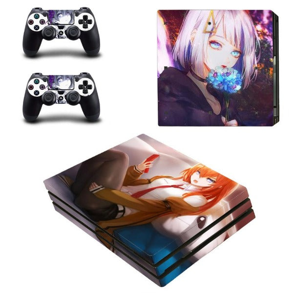 Sticker Ps4 Pro Animé