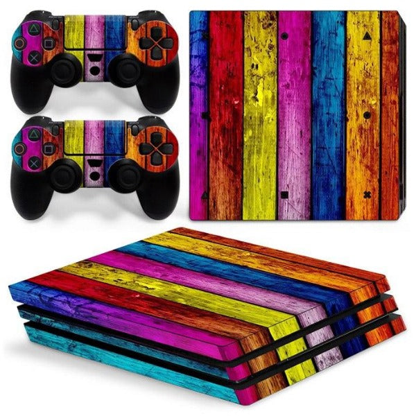 Sticker Ps4 Pro Arc En Ciel