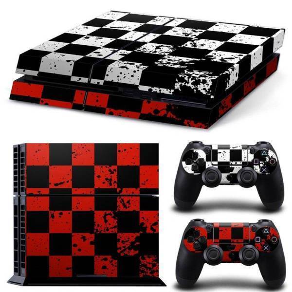 Stickers Ps4 <br> Damier Gothique