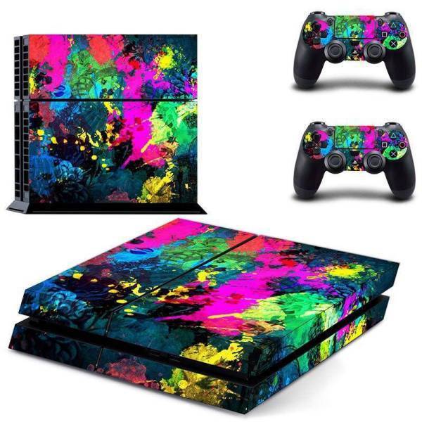 Stickers Ps4 <br> Explosion Coloré