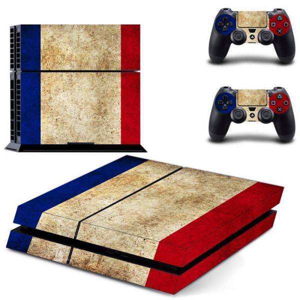 Stickers Ps4 <br> France Vintage