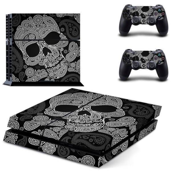 Stickers Ps4 <br> Tête de mort Mexicaine