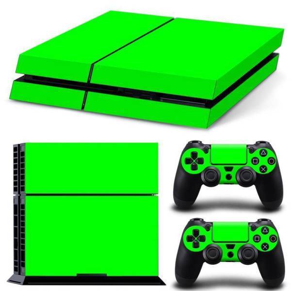 Stickers Ps4 <br> Vert Fluo