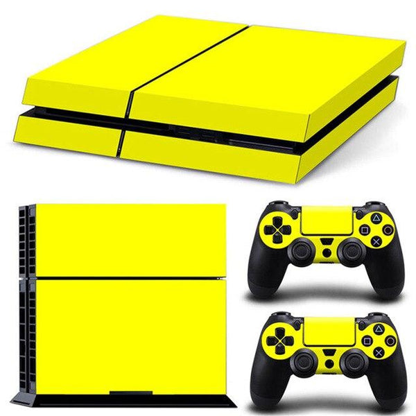Stickers Ps4 Jaune Fluo