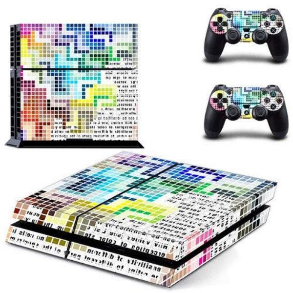 Stickers Ps4 Pixel Coloré