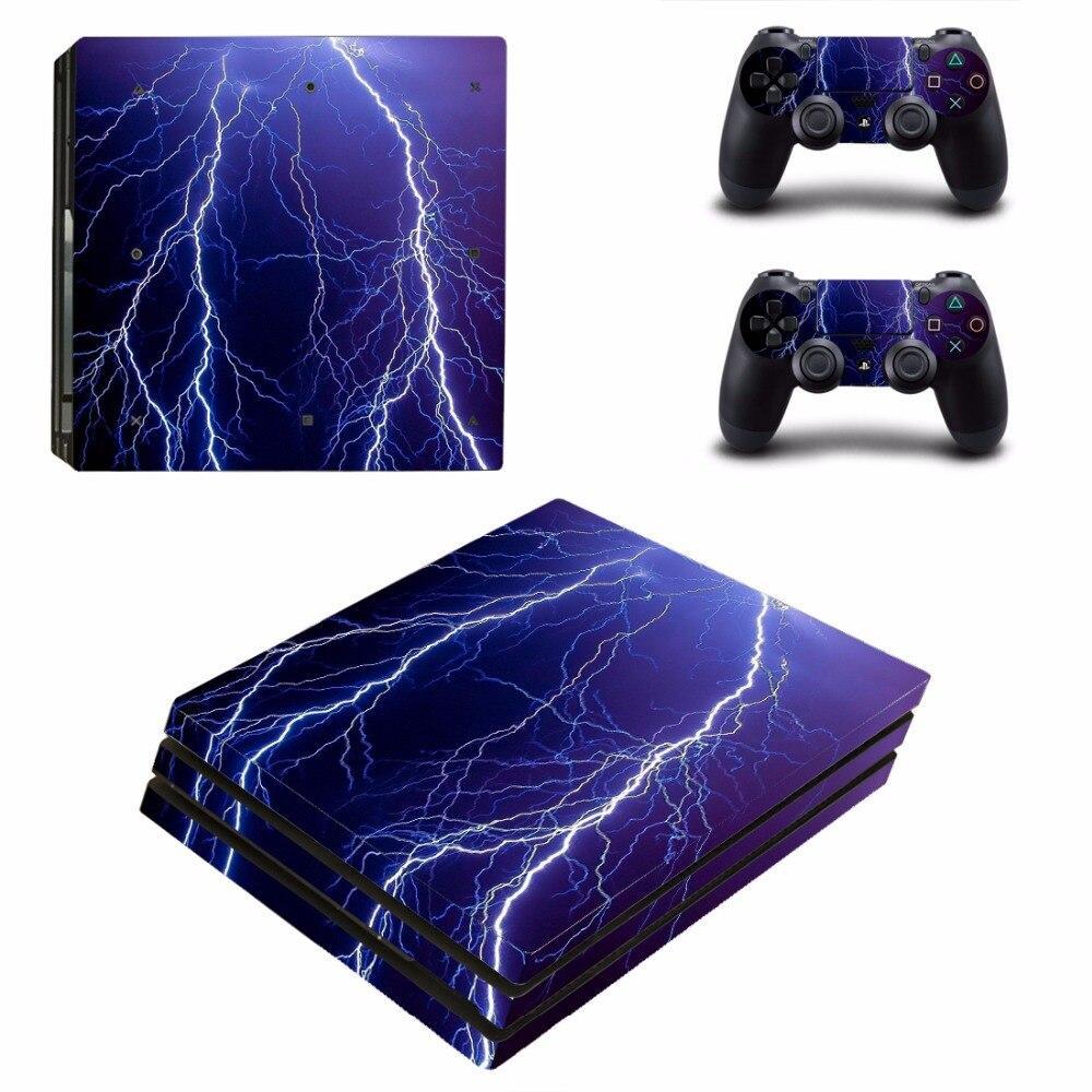 Stickers Ps4 Pro <br> Foudre Infernal
