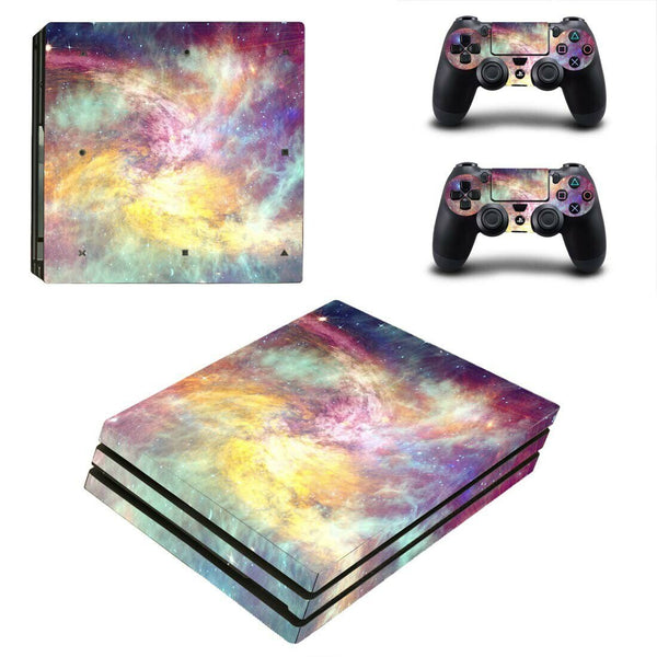 Stickers Ps4 Pro <br> Galaxy Multicolore
