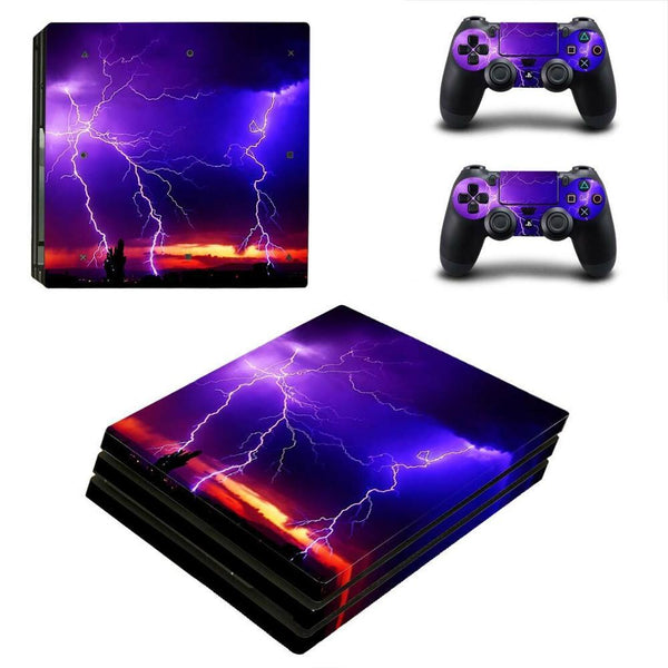 Stickers Ps4 Pro <br> Orage