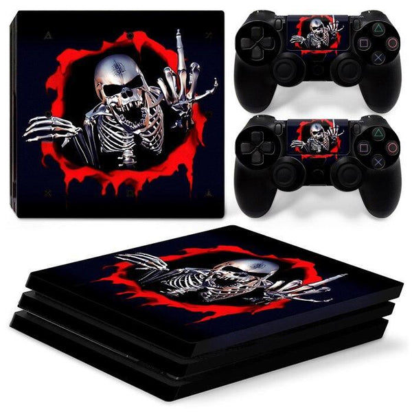 Stickers Ps4 Pro <br> Squelette Rebelle