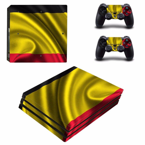 Stickers Ps4 Pro Drapeau De Belgique