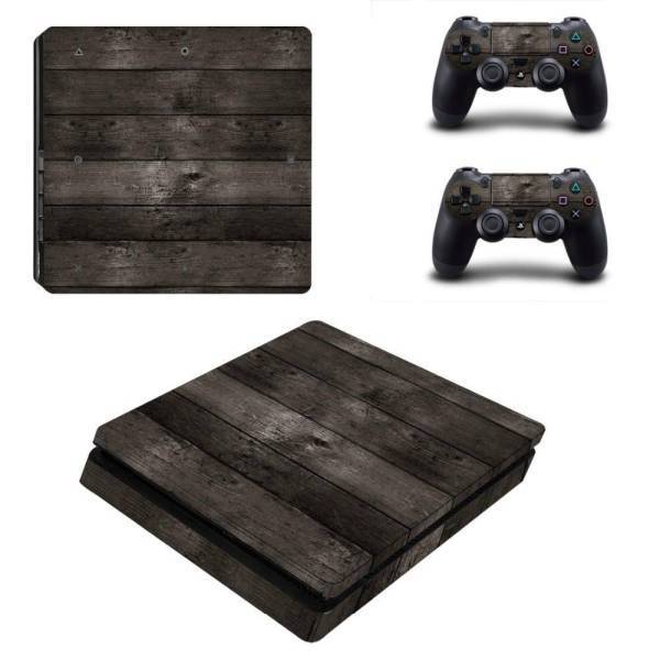 Stickers Ps4 Slim <br> Bois Noir