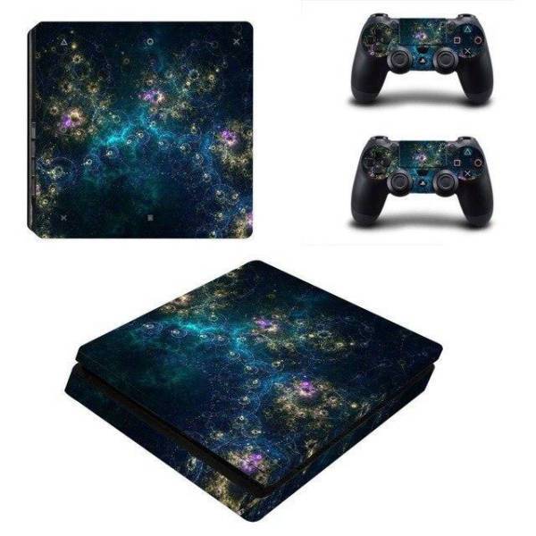 Stickers Ps4 Slim <br> Galaxie Mystique