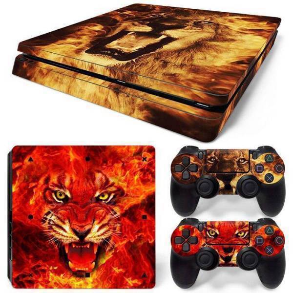 Stickers Ps4 Slim <br> Lion Sauvage