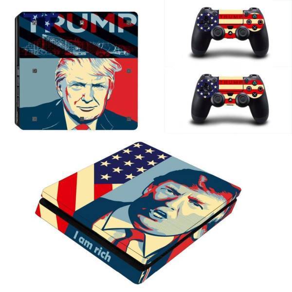 Stickers Ps4 Slim <br> Trump