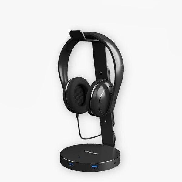 support de casque gamer noir knight guardian
